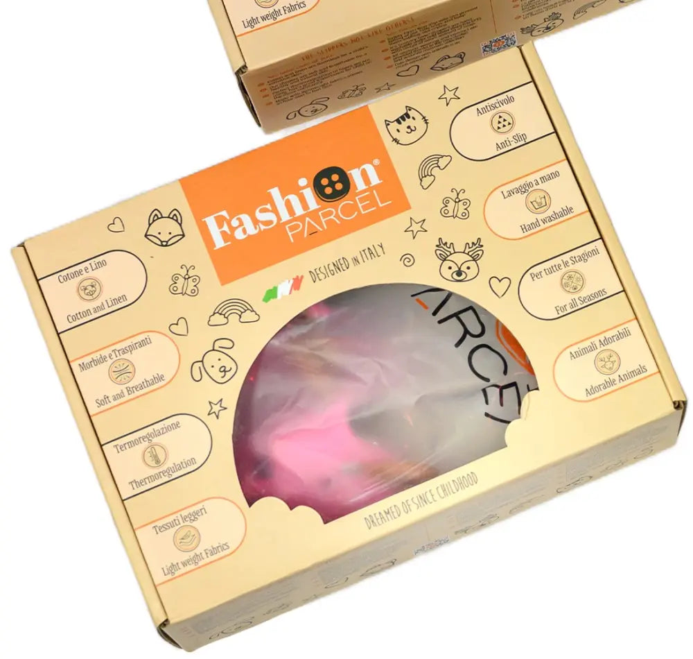 Pantofola bambini rosa Deer Collection – Fashion Parcel