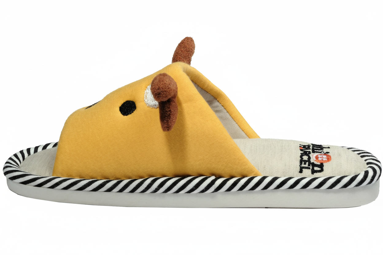 Pantofola bambini gialla Deer Collection – Fashion Parcel