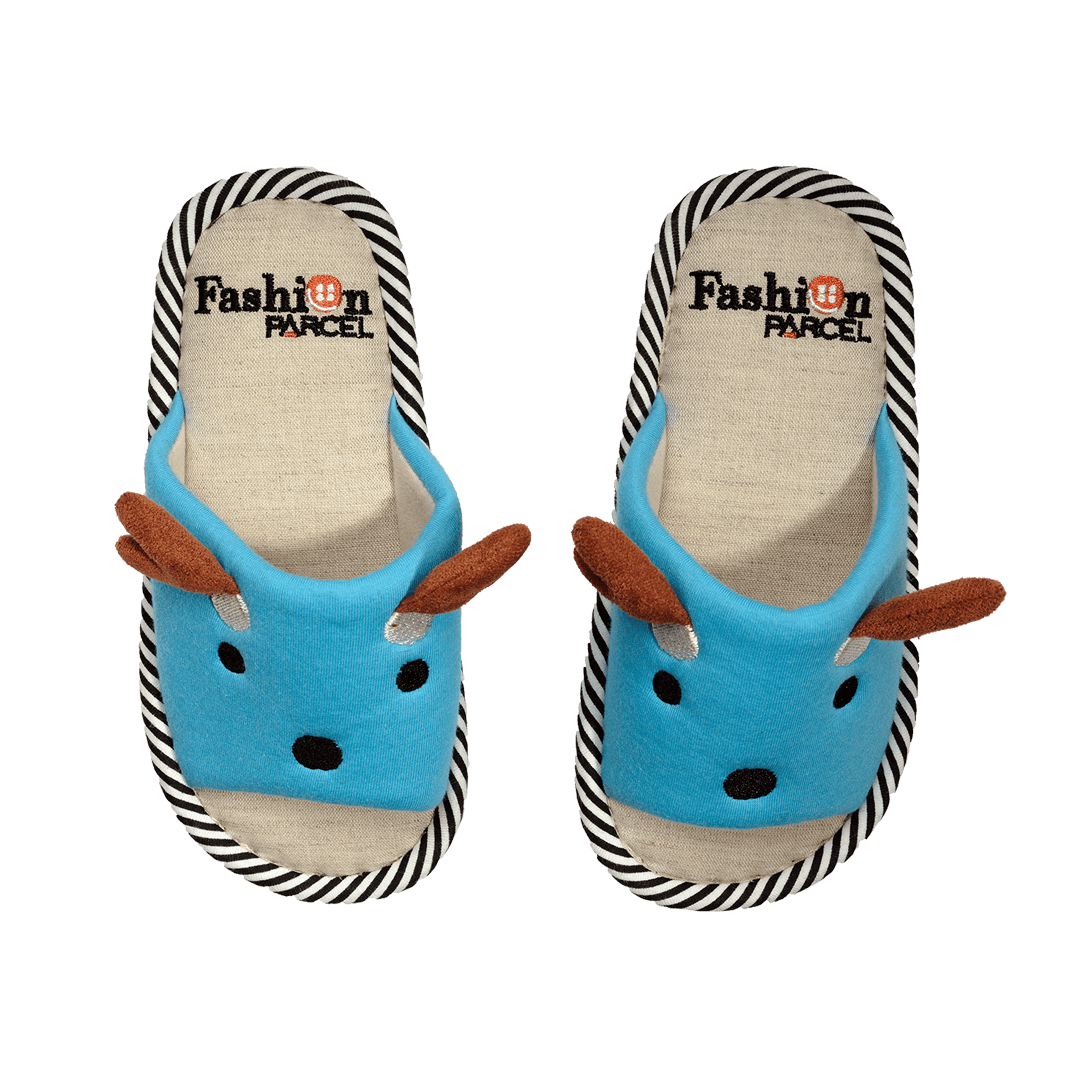 Pantofola bambini blu chiaro – vista dall'alto